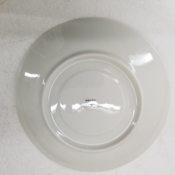 Holiday Cup & Saucer Set Fine China Christmas Holly set of 4 Japan - Picture 6 of 8